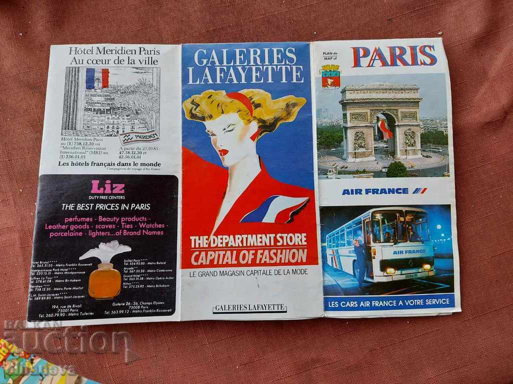 Delivery of map of Paris 1959 Delivery of map of Paris 1959