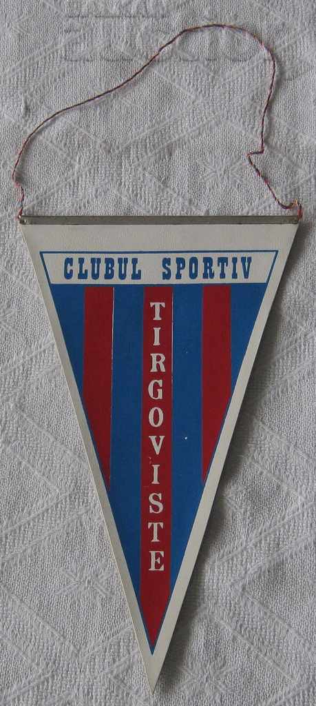 FC FOOTBALL CLUBUL SPORTIV TIRGOVISTE ROMANIA FLAG