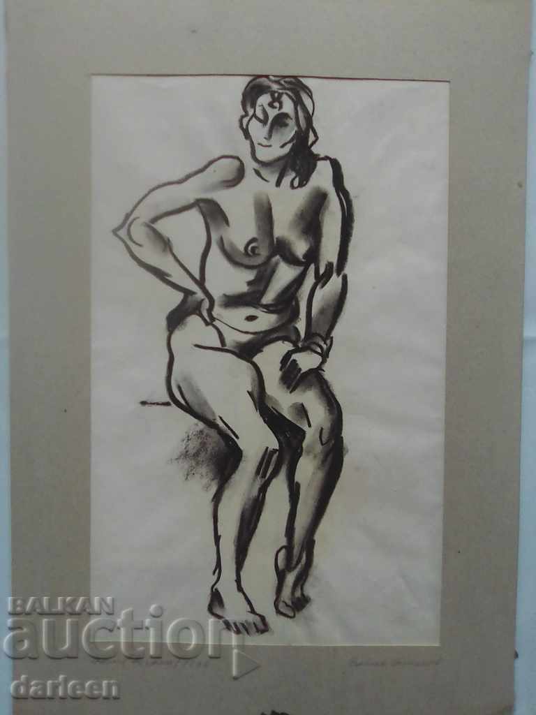 Seated model, Prof. Emil Nikolov with price 25.00 BGN | € 12.78 Seated model, Prof. Emil Nikolov with price 25.00 BGN | € 12.78