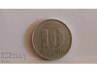 GDR 10 pfennig coin 1963
