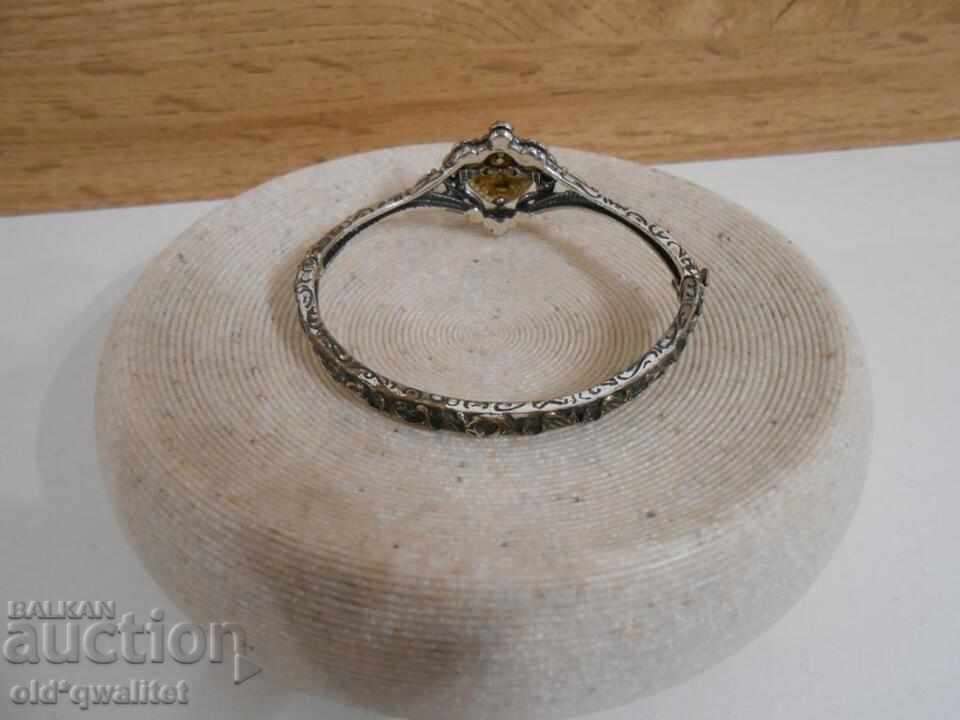 Delivery of Masterful silver bracelet, Silver 835 with est. GARNET stamps Delivery of Masterful silver bracelet, Silver 835 with est. GARNET stamps