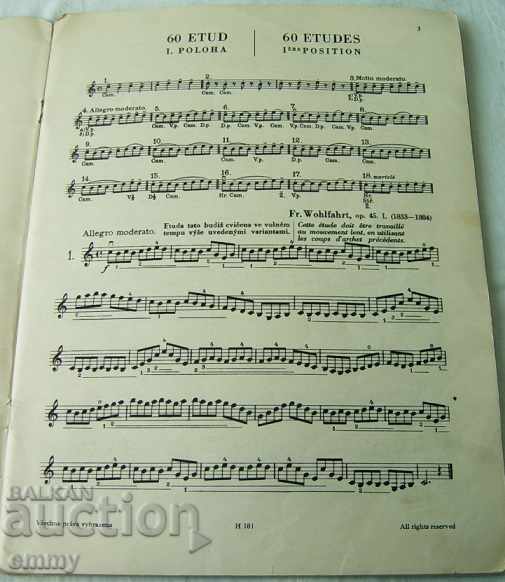 Auction Etudes for Violin Etude 60 Franz Wolfart Auction Etudes for Violin Etude 60 Franz Wolfart