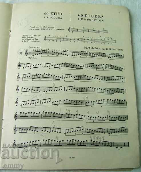Delivery of Etudes for Violin Etude 60 Franz Wolfart Delivery of Etudes for Violin Etude 60 Franz Wolfart