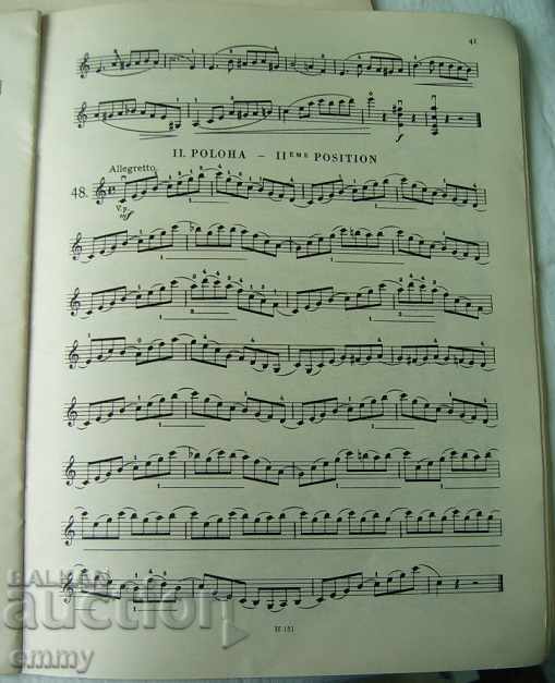 Etudes for Violin Etude 60 Franz Wolfart - 5 Etudes for Violin Etude 60 Franz Wolfart - 5