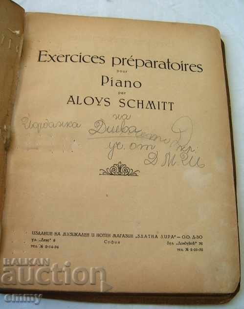 Album de colecție pentru pian pentru copii Schmidt, Kohler, Duvernois, Lemoine