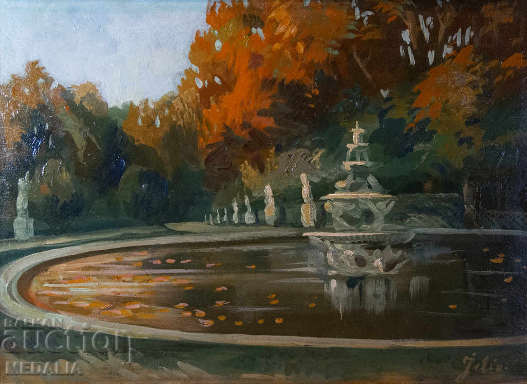 Zhelyo Tachev – landscape-oil paints-signed-framed