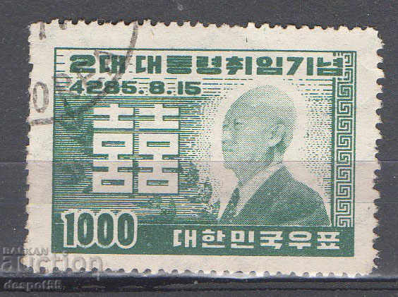1952. Νότια Κορέα. Εκλογή του Προέδρου για δεύτερη θητεία.