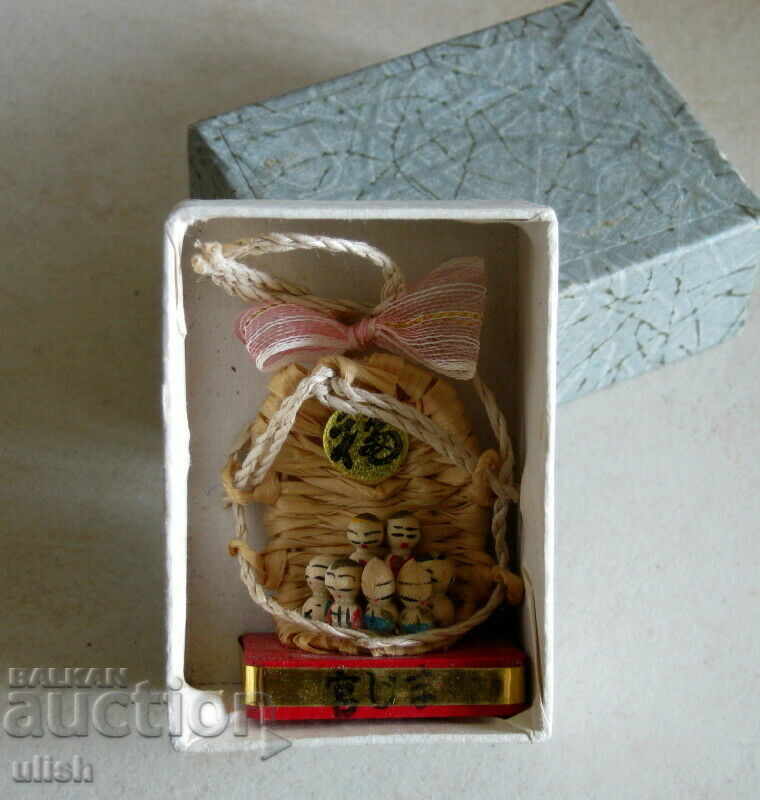 Стар Япония японски сувенир за новородено нов в кутия