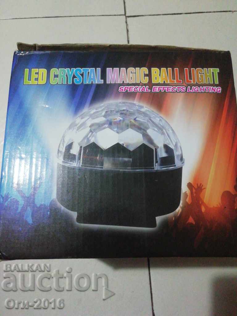 Disco LED lamp with programs