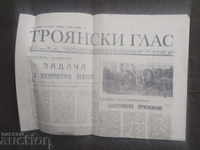 newspaper "Troyan Voice" 1974 - no. 41