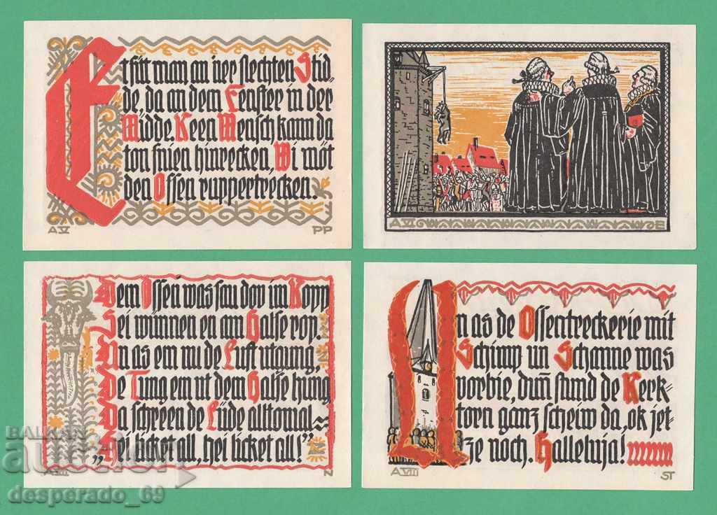 Аукцион (¯`'•.¸NOTGELD (гр. Schöppenstedt) 1921 UNC -10 бр.банкноти Аукцион (¯`'•.¸NOTGELD (гр. Schöppenstedt) 1921 UNC -10 бр.банкноти