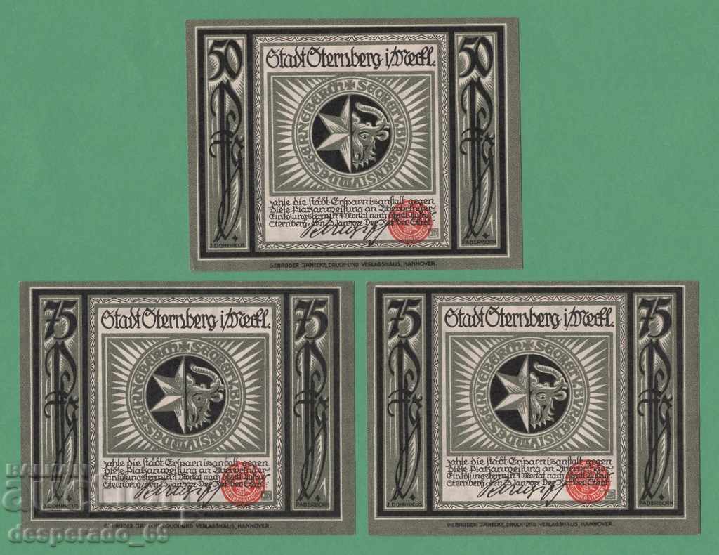 (¯` '• .¸NOTGELD (gr. Sternberg) 1922 UNC -3 banknotes •' ´¯) with price 10.20 BGN | € 5.22 (¯` '• .¸NOTGELD (gr. Sternberg) 1922 UNC -3 banknotes •' ´¯) with price 10.20 BGN | € 5.22