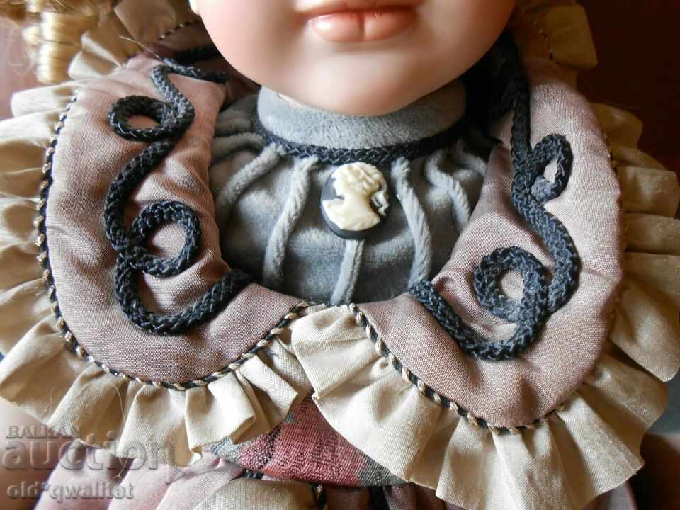 Porcelain DOLL, large, very handmade, limited with price 197.00 BGN | € 100.72 Porcelain DOLL, large, very handmade, limited with price 197.00 BGN | € 100.72