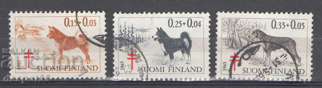 1961. Финландия. Кучета - Профилактика на туберкулозата.