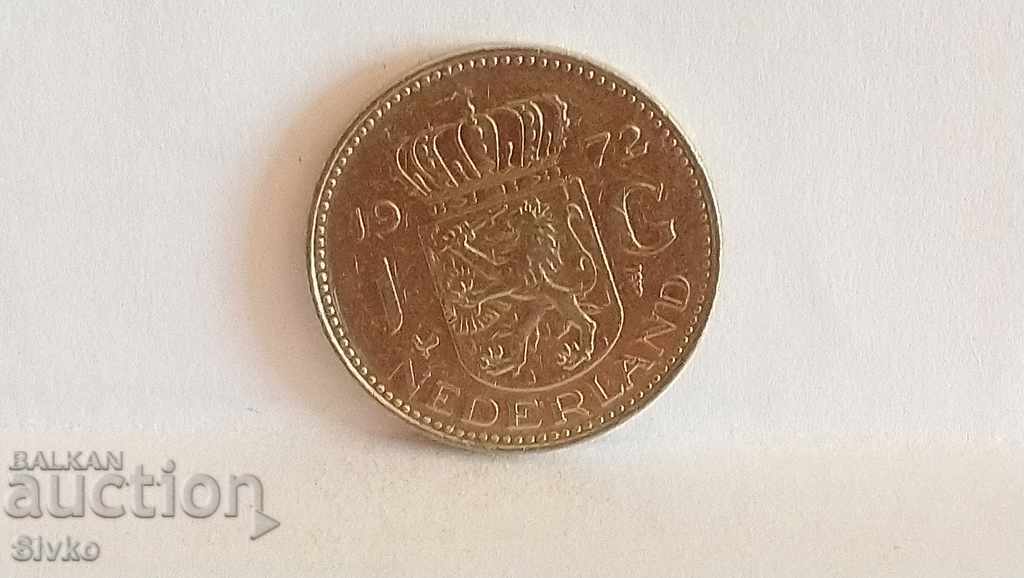 Monedă Olanda 1 florin 1972