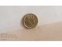 Монета Нидерландия 10 цента 1963