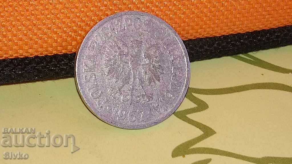 Coin Poland 20 groschen 1967 with price 0.99 BGN | € 0.51 Coin Poland 20 groschen 1967 with price 0.99 BGN | € 0.51