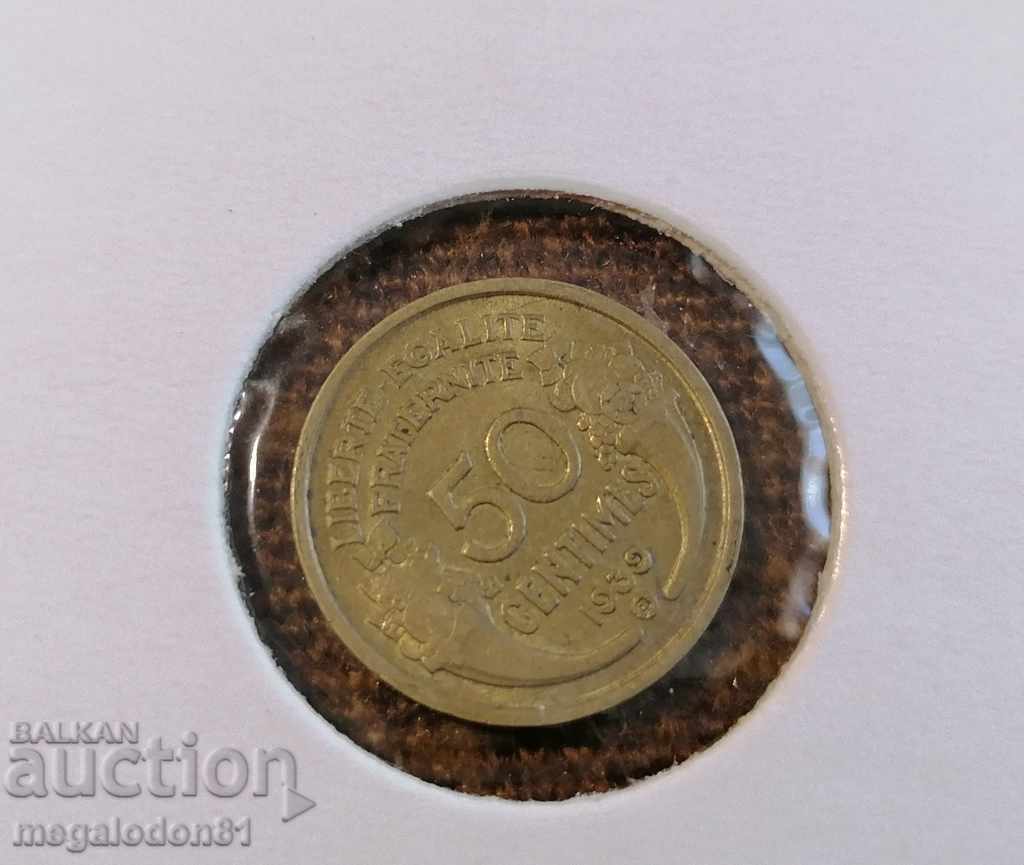 France - 50 centimes 1939