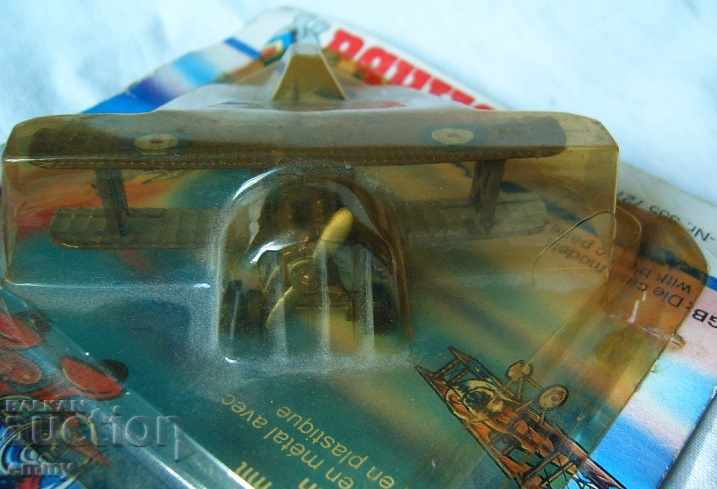 Auction Biplane aircraft model toy metal and plastic Auction Biplane aircraft model toy metal and plastic