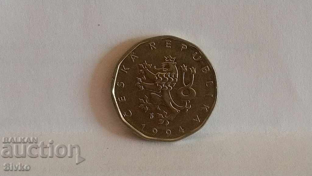 Coin Czech Republic 2 kroner 1994 with price 0.99 BGN | € 0.51 Coin Czech Republic 2 kroner 1994 with price 0.99 BGN | € 0.51
