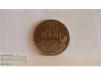 Coin Romania 25 baths 1966 - 2