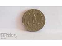 Coin US quarter quarter 1965
