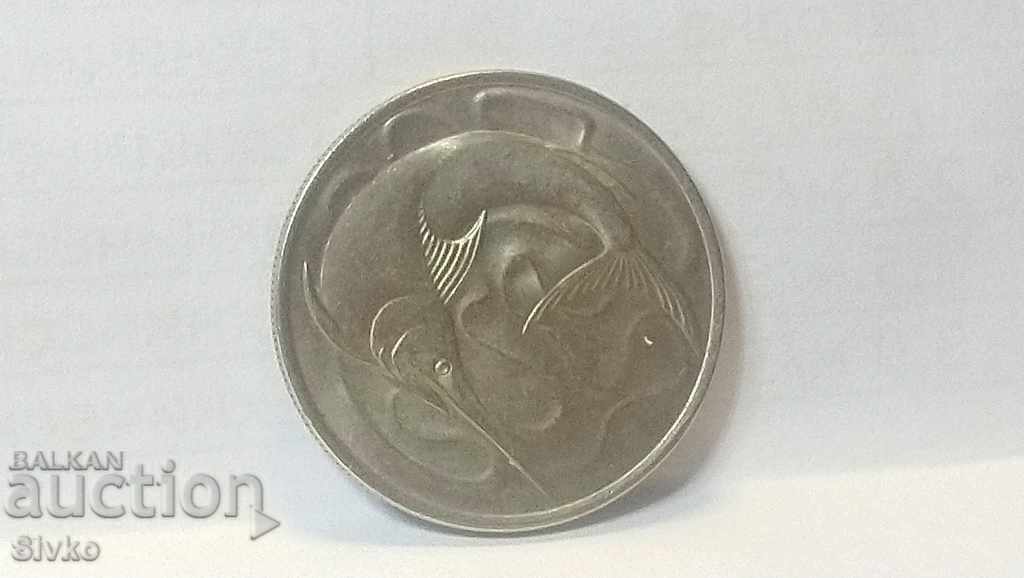 Singapore 20 cent coin 1979 with price 0.99 BGN | € 0.51 Singapore 20 cent coin 1979 with price 0.99 BGN | € 0.51