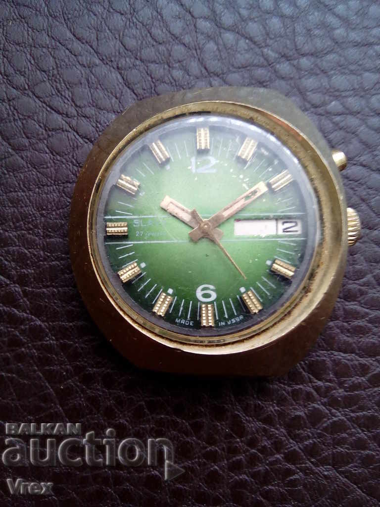 Russian mechanical watch SLAVA automatic with price 95.00 BGN | € 48.57 Russian mechanical watch SLAVA automatic with price 95.00 BGN | € 48.57