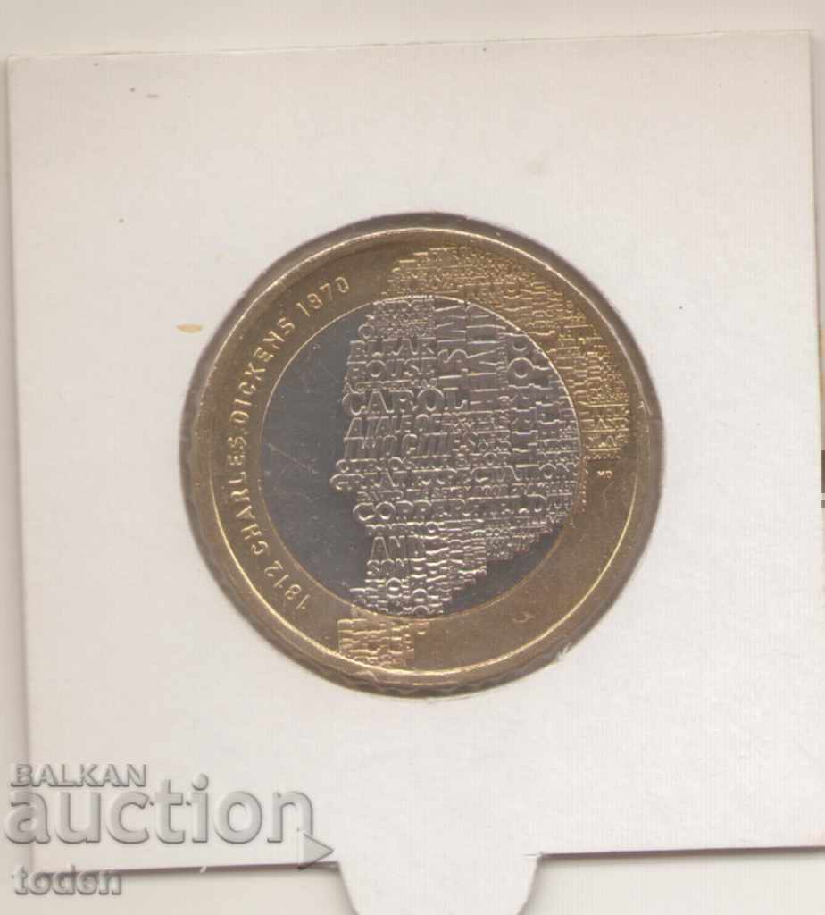 Auction - United Kingdom-2 Pounds-2012-KM# 1224-Charles Dickens Auction - United Kingdom-2 Pounds-2012-KM# 1224-Charles Dickens