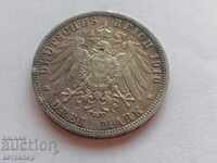 3 stamps Prussia 1910 A silver. Germany