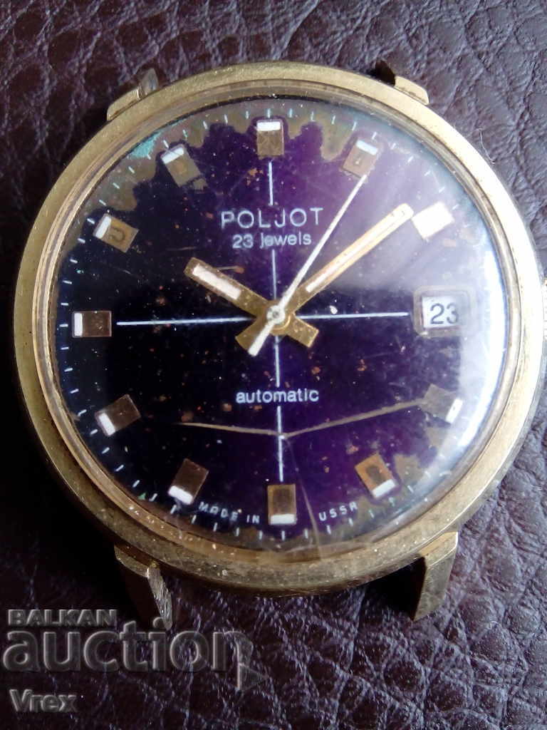 GOLD watch POLET / POLJOT automatic
