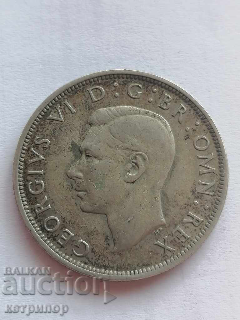 1/2 крона Великобритания 1942г сребърна с цена 31.00 лв. | € 15.85 1/2 крона Великобритания 1942г сребърна с цена 31.00 лв. | € 15.85