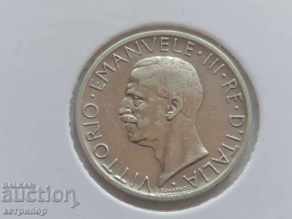 5 Lire Italy Silver 1927 with price 25.00 BGN | € 12.78 5 Lire Italy Silver 1927 with price 25.00 BGN | € 12.78