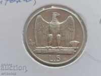 5 lire argint Italia 1927