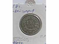 1 франк Швейцария 1945г сребърни