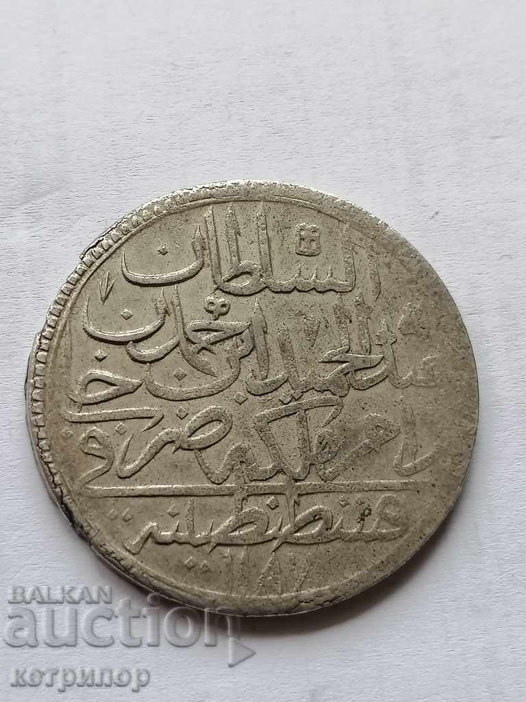 60 perechi / 2 aur 1187/8 Turcia argint Otoman