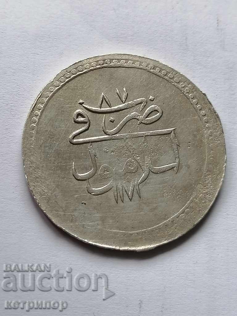 1 kurush 1171/87 Turkey silver Ottoman
