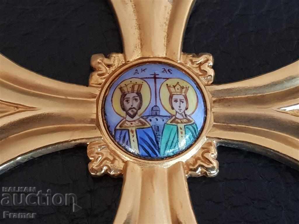 Delivery of Rare silver Greek Order medal 17th century Constantine and Helena Delivery of Rare silver Greek Order medal 17th century Constantine and Helena