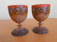 Wooden old cups