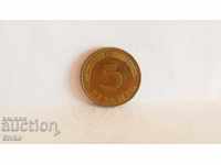 Coin Germany 5 pfennig 1988