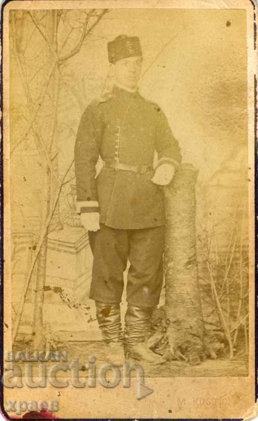 OLD PHOTO - CARDBOARD - MILOS KOSTIC - SCRAP - M0217 OLD PHOTO - CARDBOARD - MILOS KOSTIC - SCRAP - M0217