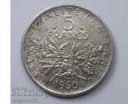 5 francs silver France 1960 - silver coin
