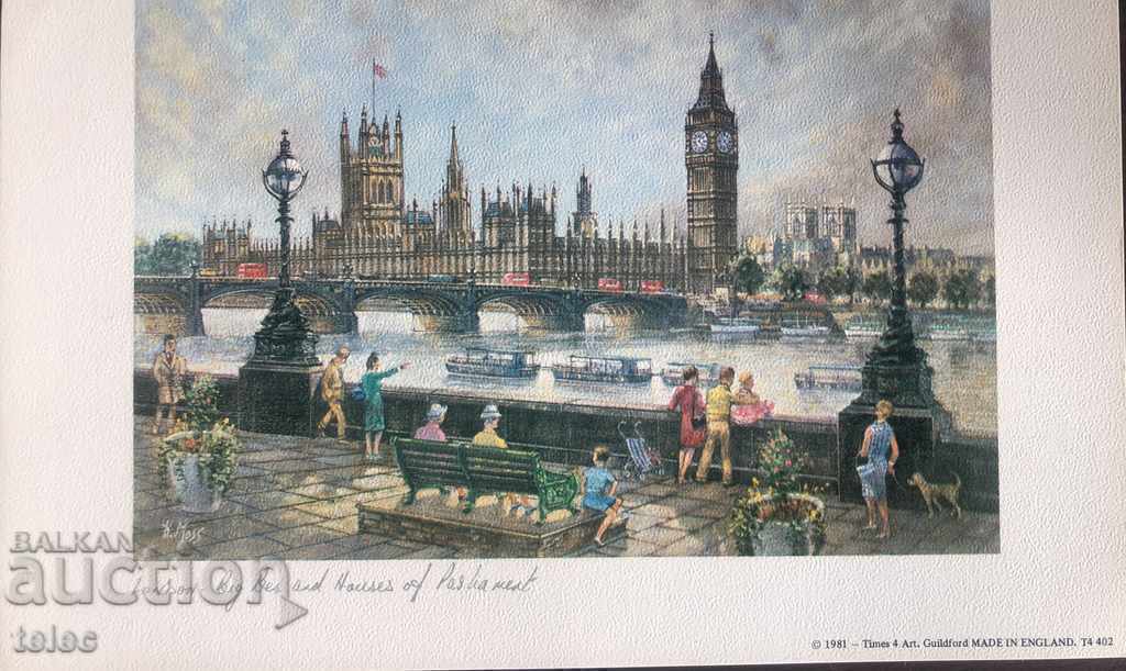 Delivery of Reproductions of paintings from iconic places in London