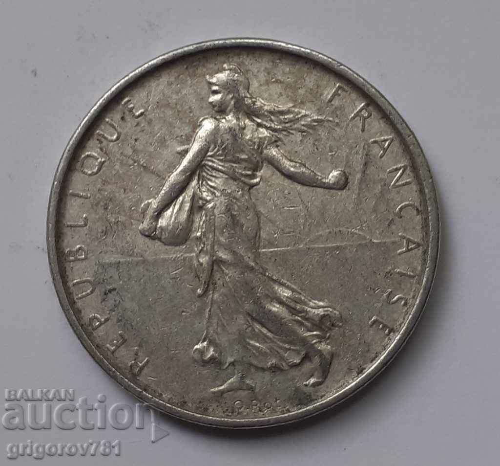 Ασημένιο 5 φράγκων Γαλλία 1962 - ασημένιο νόμισμα με τιμή € 12.78 | 25.00 BGN