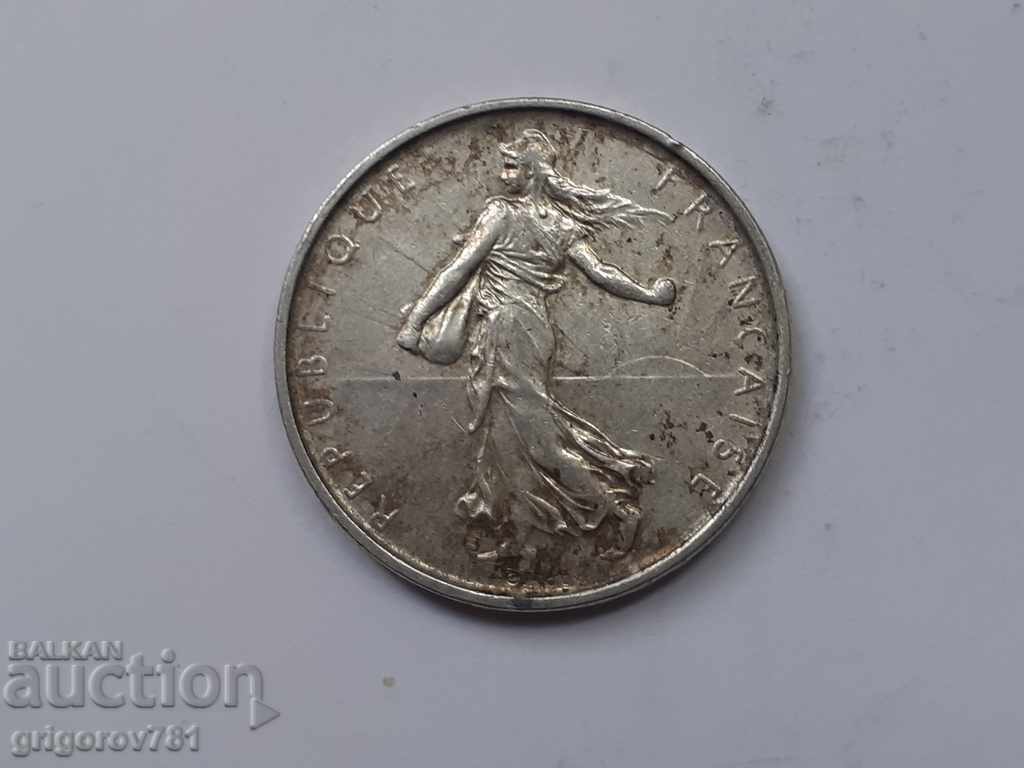 5 franci argint Franta 1963 - moneda de argint cu preț € 12.78 | 25.00 BGN