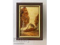 Картинка-10/14 см,янтар