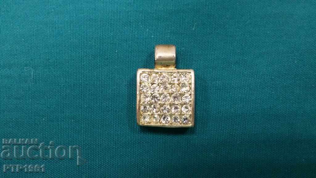 Auction  square pendant
