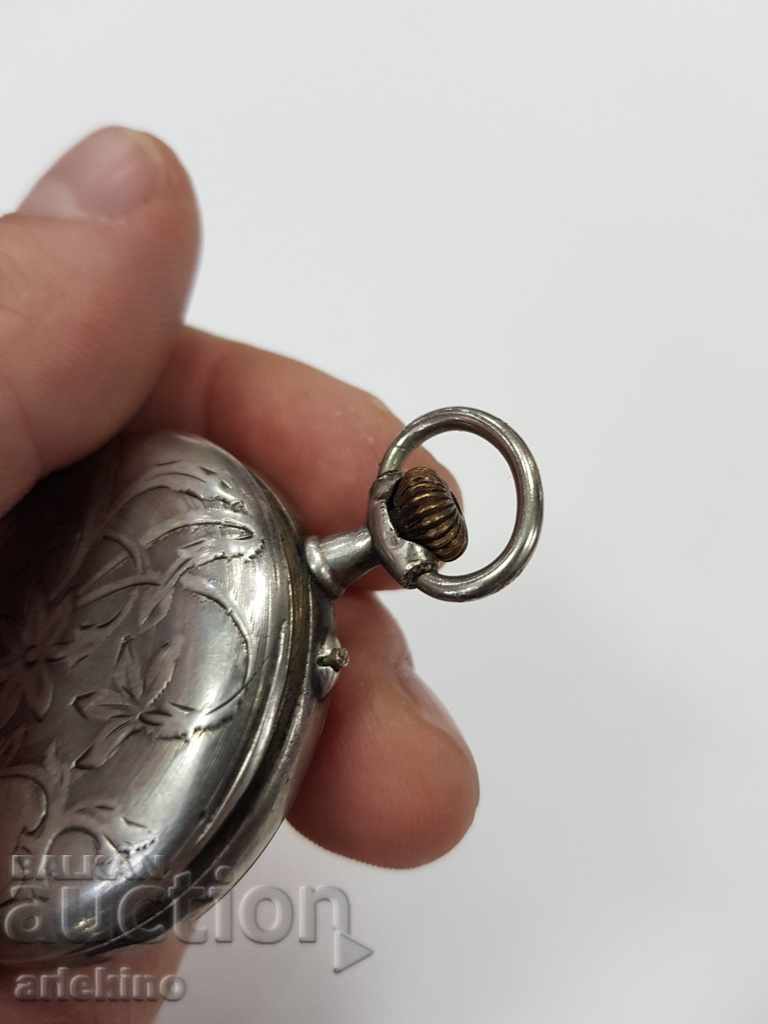 Auction European silver pocket watch kr. of the 19th century Auction European silver pocket watch kr. of the 19th century