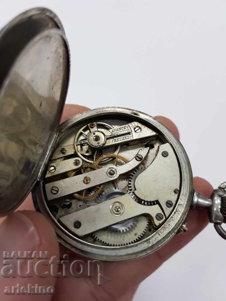 European silver pocket watch kr. of the 19th century - 6 European silver pocket watch kr. of the 19th century - 6