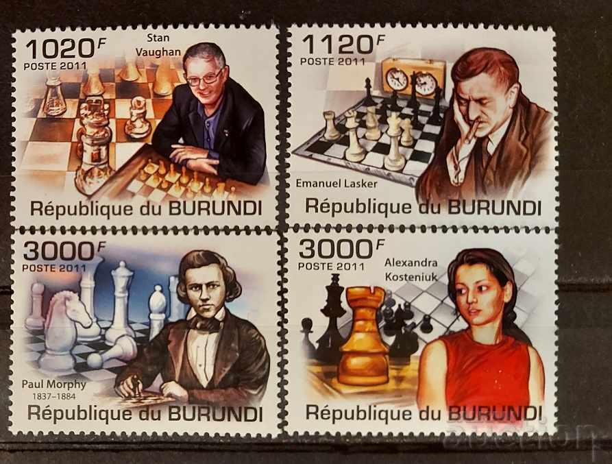 Burundi 2011 Sports / Chess / Personalities 8 € MNH